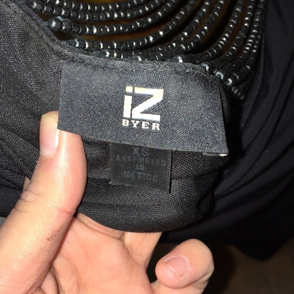 IZ BYER Black shirt with open back 🙌 - Picture 5 of 5
